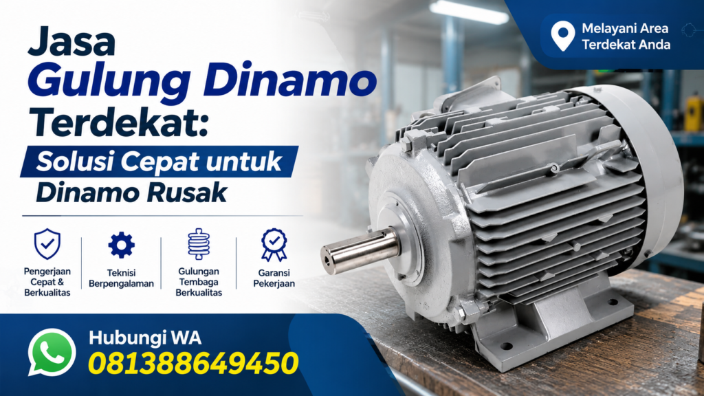Jasa Gulung Dinamo Terdekat, Cepat dan Bergaransi